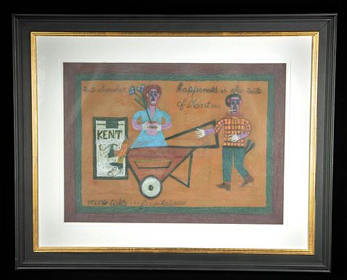 1960S EDDIE ARNING OIL PASTEL, KENT