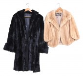 1960's fur coat and stole to i