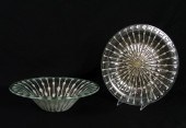 1960'S HIGGENS GLASS BOWL & UN