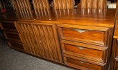 1960S-MODERN STYLE WALNUT BEDR