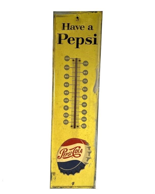 1960S PEPSI METAL SIGN