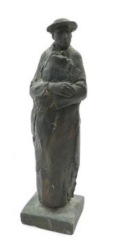 1961 SIGNED ITALIAN BRONZE SAN