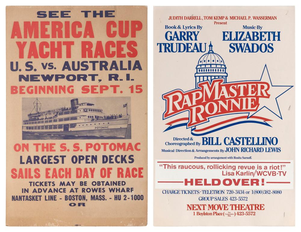 1962 AMERICA'S CUP BROADSIDE 22"