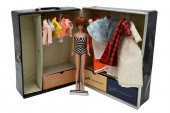 1962 BARBIE DOUBLE CASE, REDHE