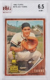 1962 TOPPS JOE TORRE RC #218 B