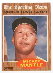 1962 TOPPS MANTLE ALL STAR #47