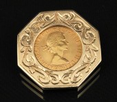 1963 GOLD SOVEREIGN ELIZABETH