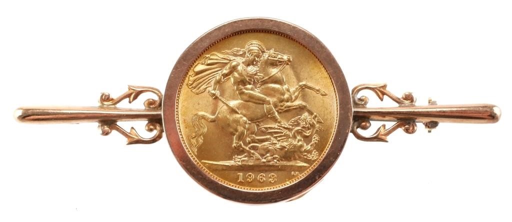 1963 GREAT BRITAIN GOLD SOVEREIGN