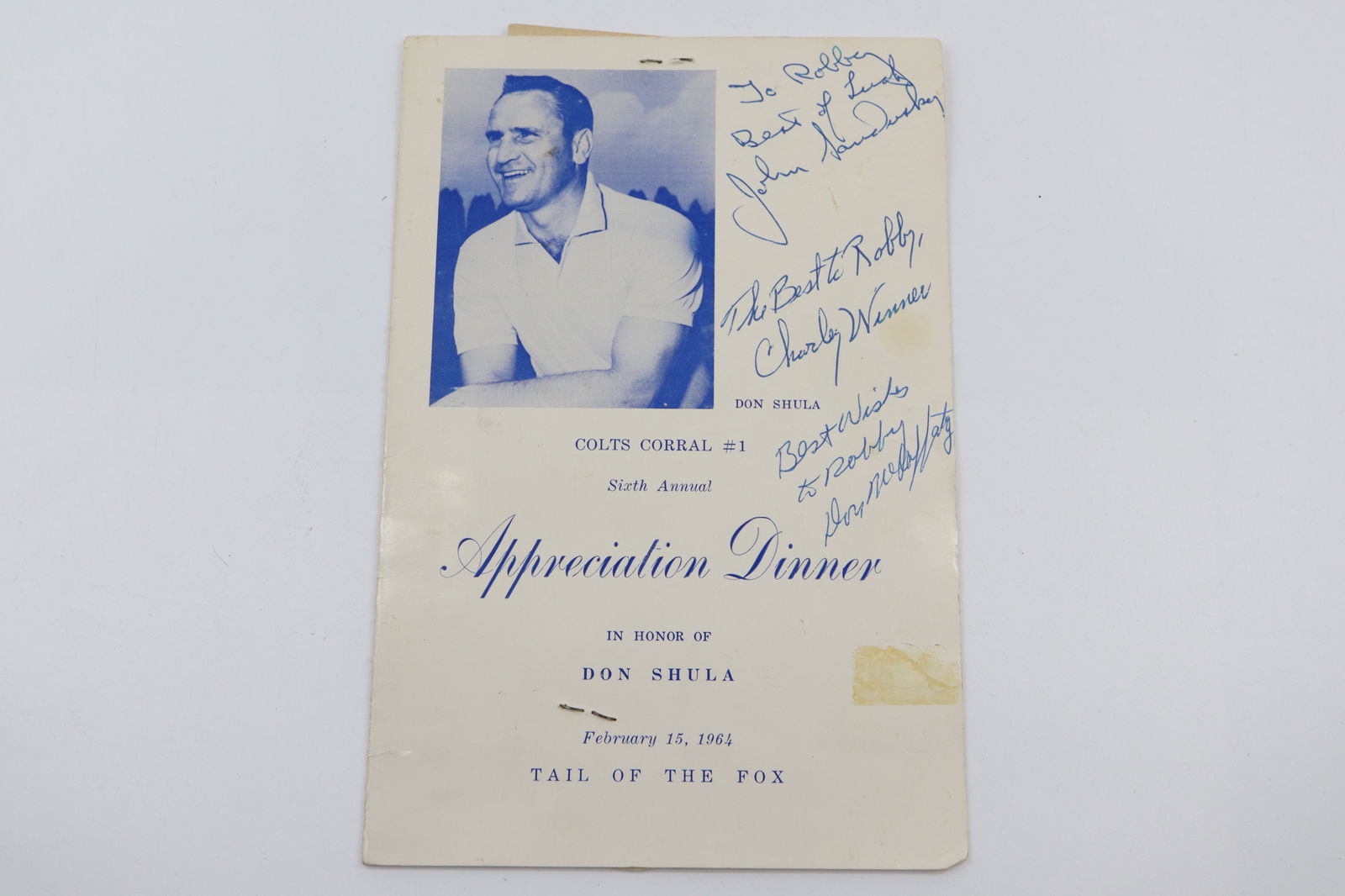 1964 DON SHULA APPRECIATION