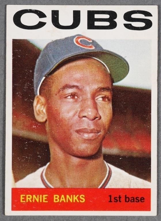 1964 ERNIE BANKS TOPPS #55 CARDVery