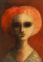 1964 modernist portrait of a w