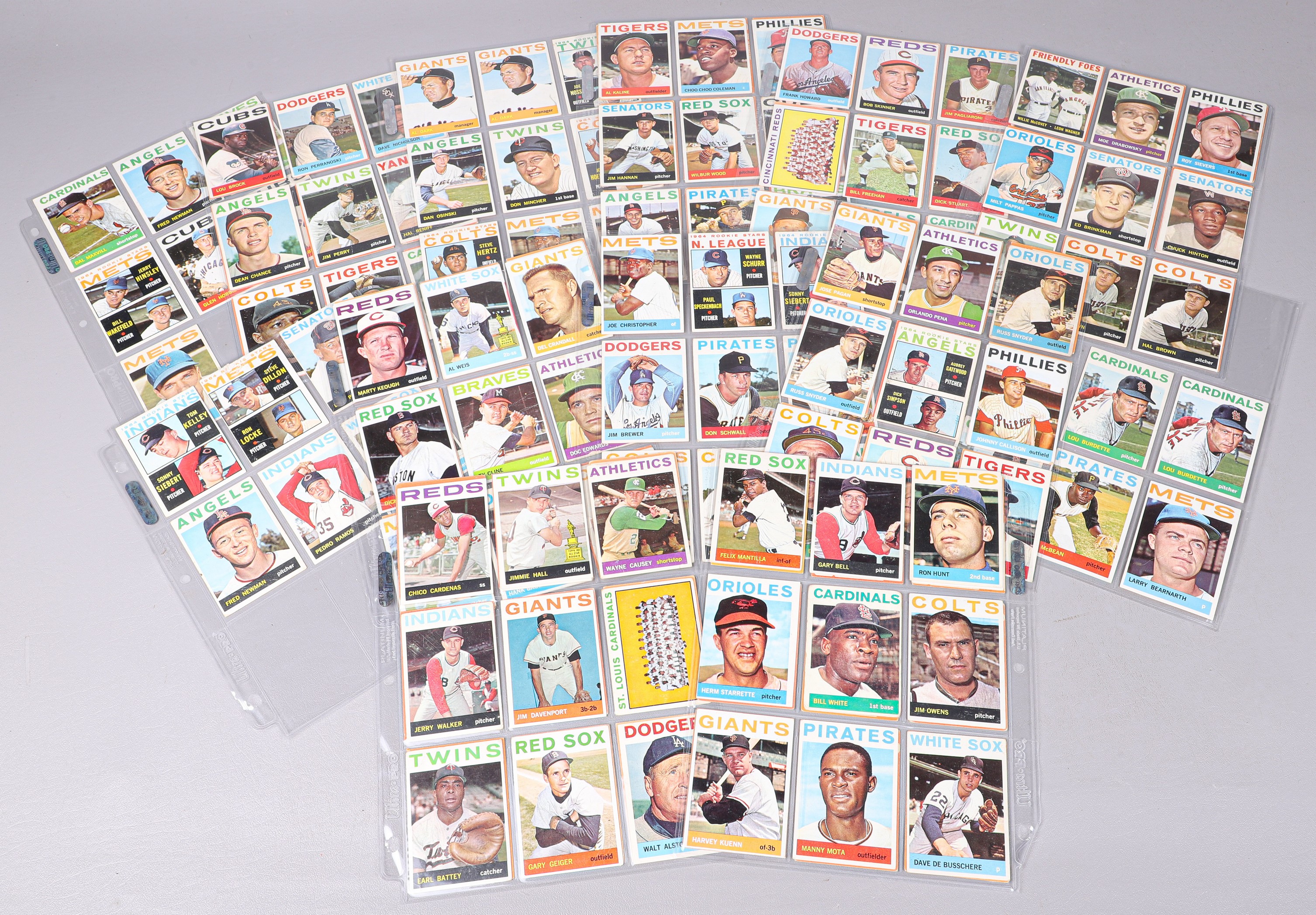 1964 Topps baseball lot, (190)+