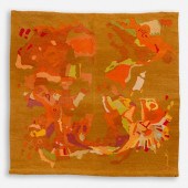 1965 ABSTRACT WOOL KILIMA wool