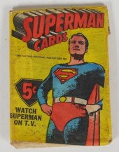 1965 TOPPS SUPERMAN WAX CARD P