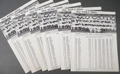 1965 WORLD SERIES SCORECARDS (