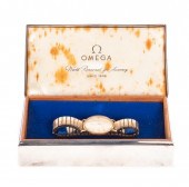 1966 OMEGA 14L GOLD WATCH IN S