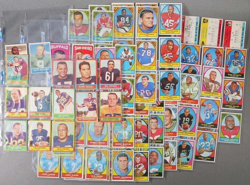 1967 FLEER FOOTBALL CARDS