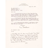 1967 IRA GERSHWIN TYPED LETTER