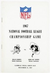 1967 NFL CHAMPIONSHIP ICE BOWL