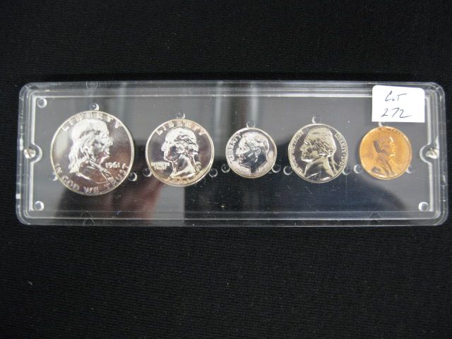 1967 U.S. Proof Set cent to half.