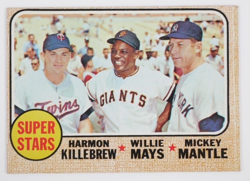 1968 MANTLE TOPPS SUPER STARS