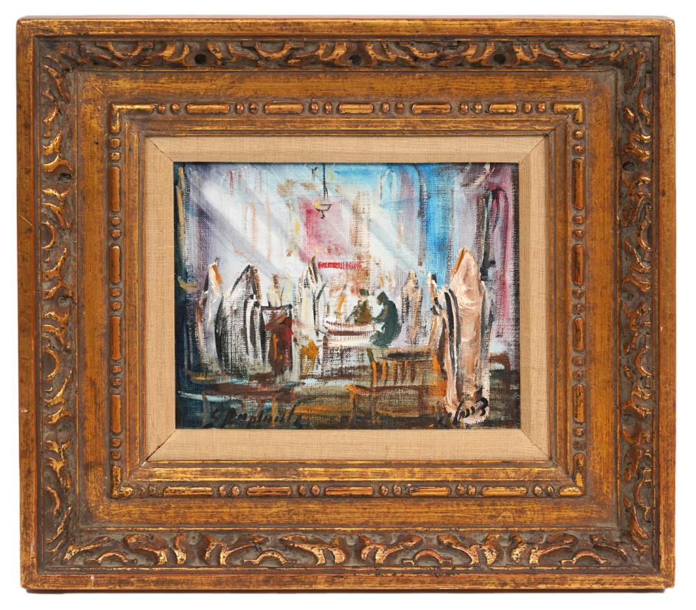 1968 ZVI RAPHAELI ISRAELI OIL ON