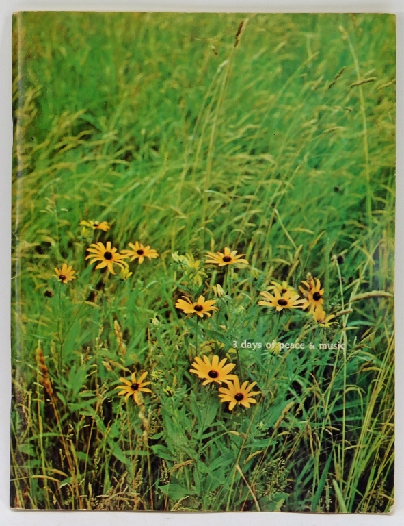 1969 WOODSTOCK FESTIVAL PROGRAM