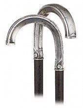 197. SILVER DRESS CANE -CA. 19