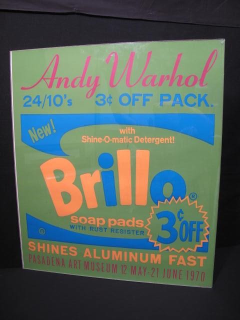 1970 Brillo soap pad poster after
