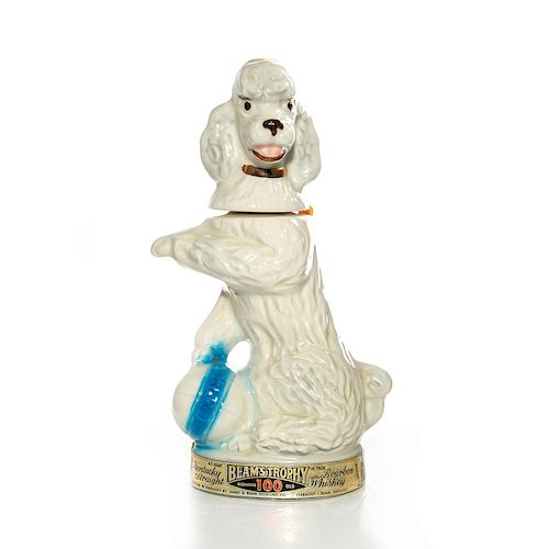 1970 JIM BEAM DECANTER, POODLE