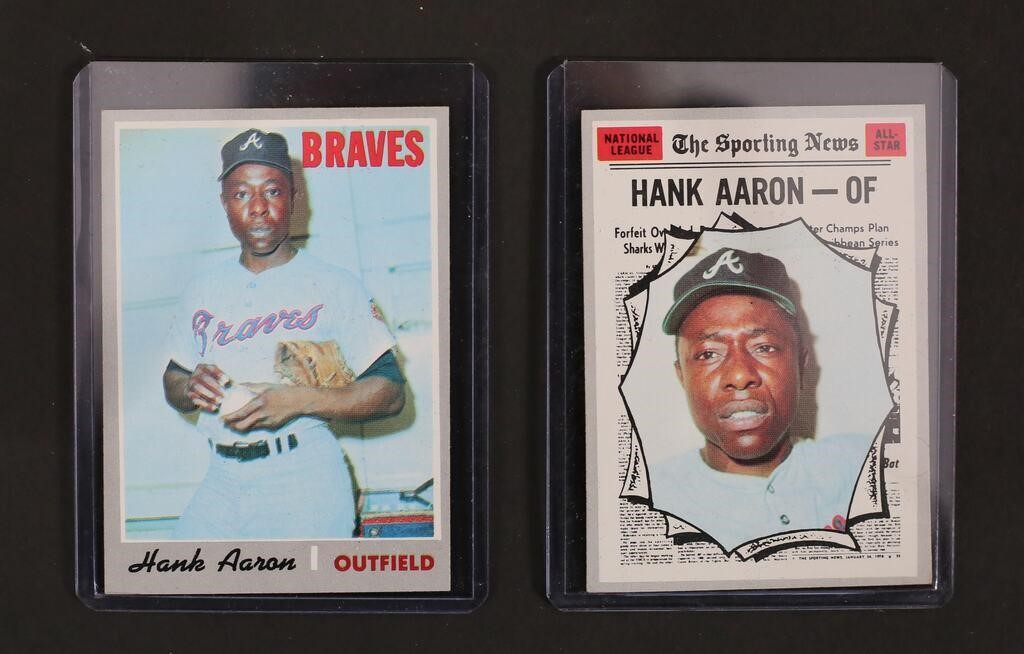 1970 TOPPS HANK AARON BASEBALL