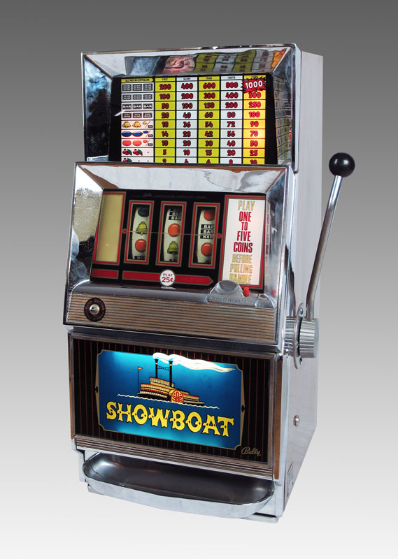 1970'S BALLY SHOWBOAT SLOT MACHINE: