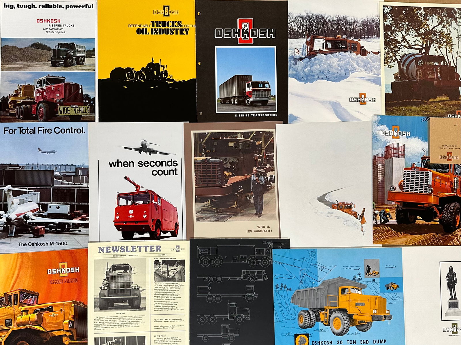 1970’S HEAVY TRUCK BROCHURES,