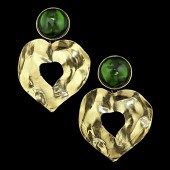 1970s YSL Amoure Poured Glass