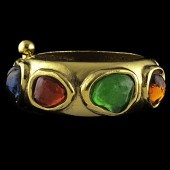 1970s YSL Poured Glass Bangle
