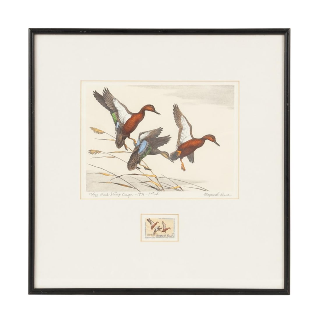 1971 FEDERAL DUCK STAMP PRINT,