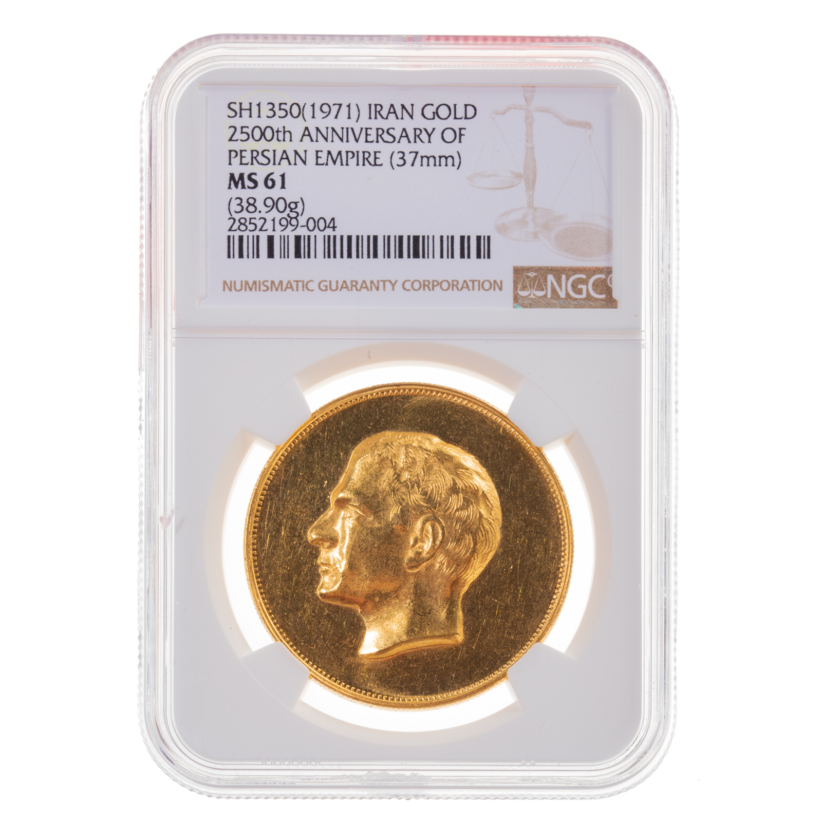 1971 GOLD COMMEMORATIVE MEDAL