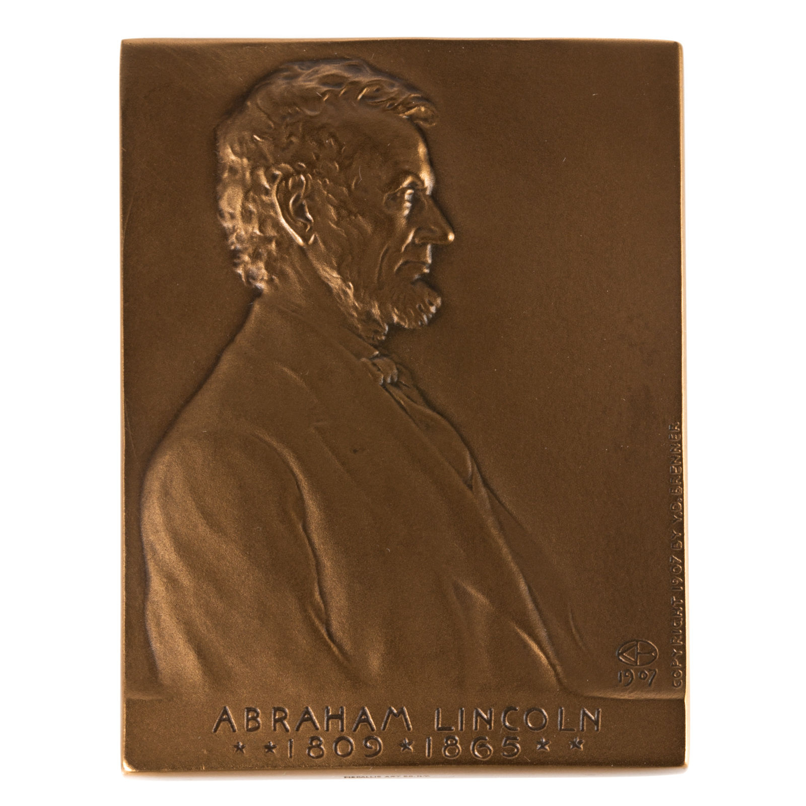 1971 PLAQUE - BRENNER'S LINCOLN