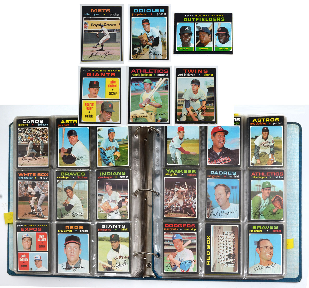 1971 TOPPS BASEBALL CARD ALBUM: