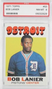 1971 TOPPS BOB LANIER RC #63 P