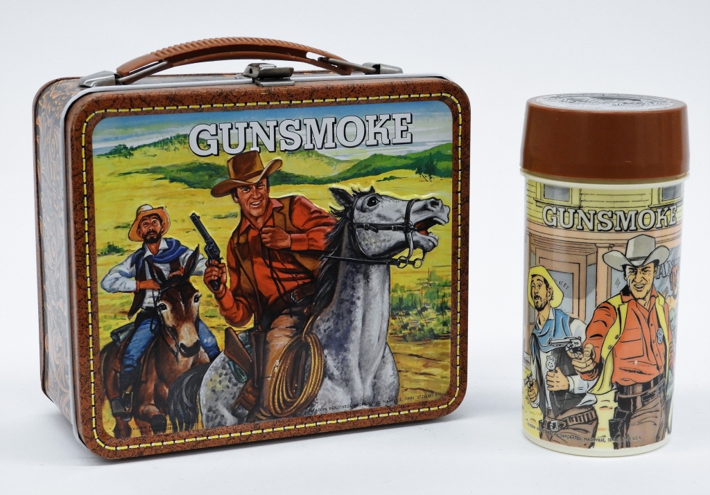 1972 ALADDIN GUNSMOKE LUNCH BOX &