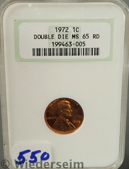 1972 Double Die MS 65