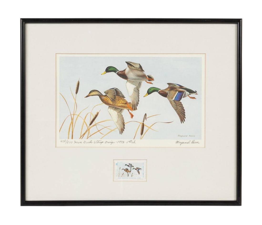 1972 IOWA STATE DUCK STAMP PRINT
