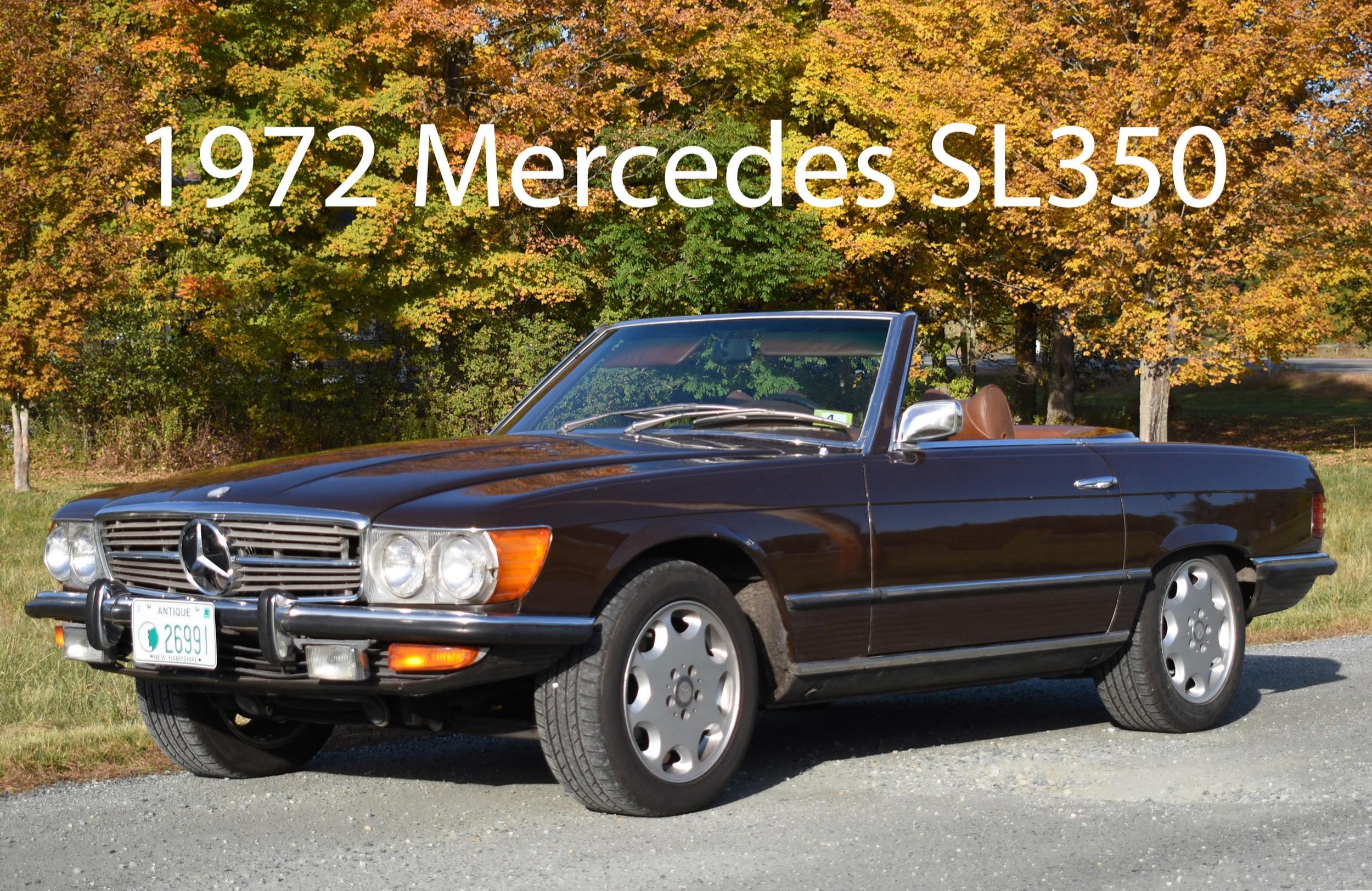 1972 MERCEDES 350SL ROADSTER,