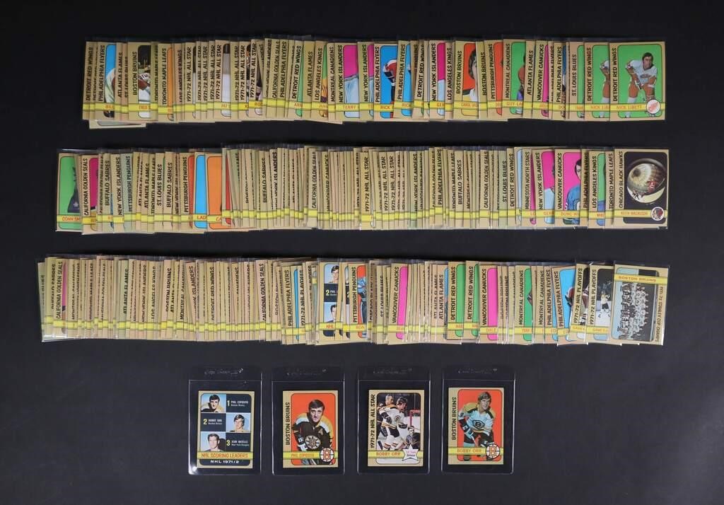 1972 TOPPS HOCKEY PARTIAL SET BOBBY