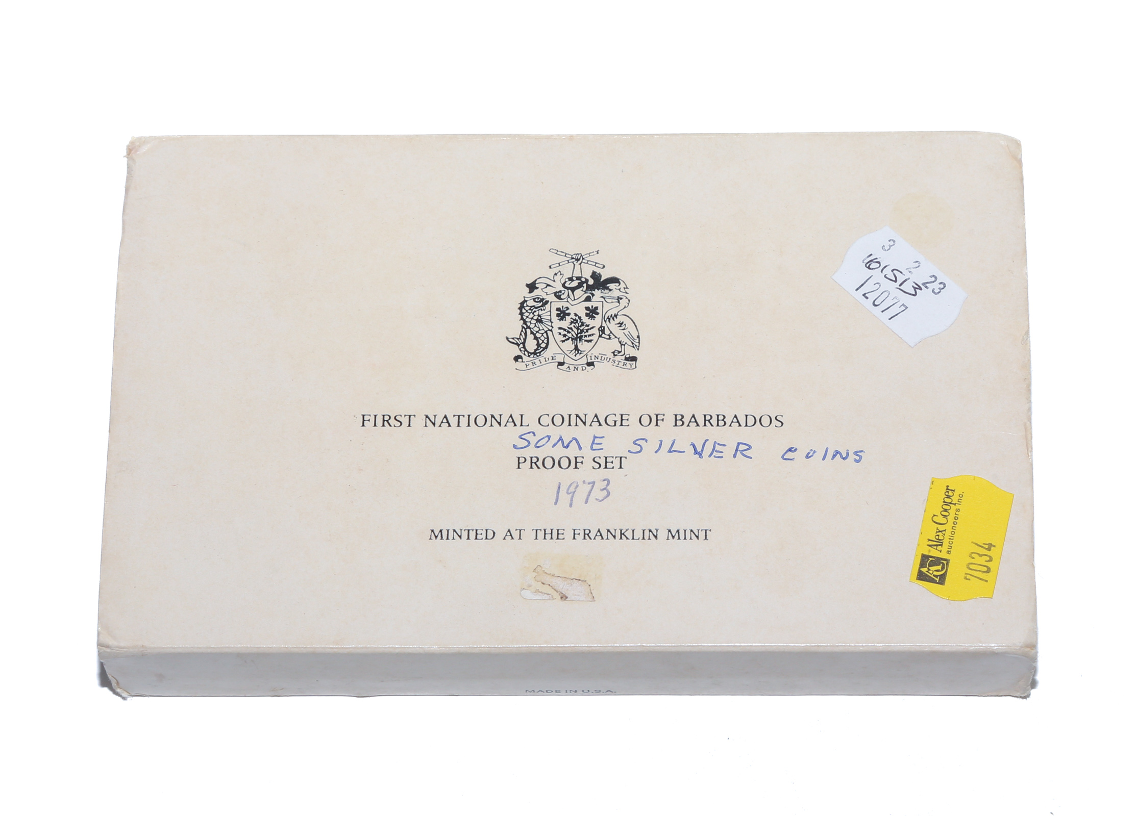 1973 BARBADOS PROOF SET A
