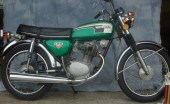 1973 Honda Model CB125S in gre