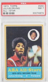 1973 TOPPS JULIUS ERVING #240