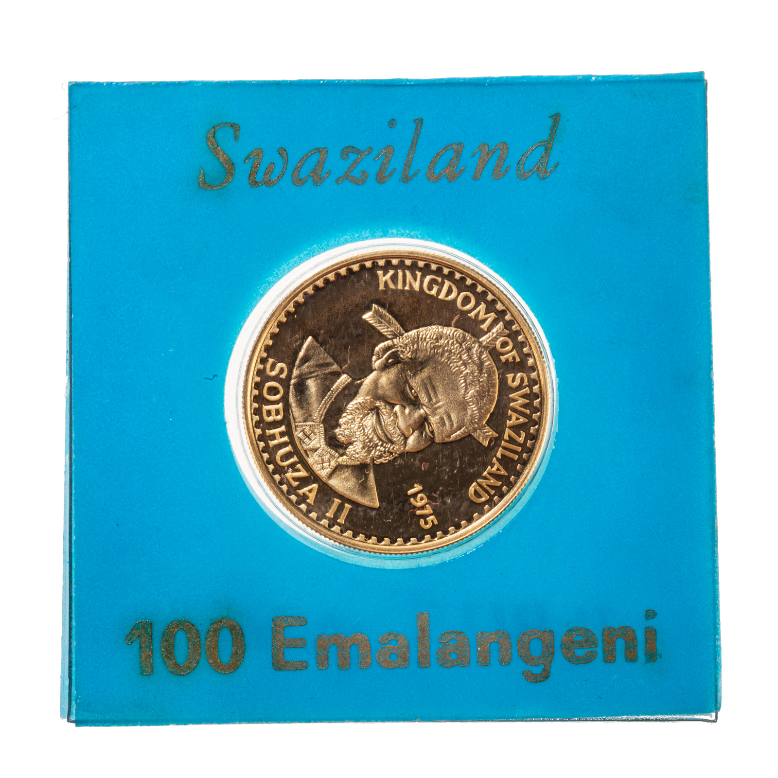 1975 SWAZILAND GOLD 100
