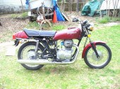 1976 Honda 360T This bike sat